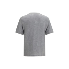 Brunello Cucinelli T-Shirt in Cotone Grigio