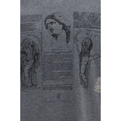 Brunello Cucinelli Gray Cotton T-Shirt