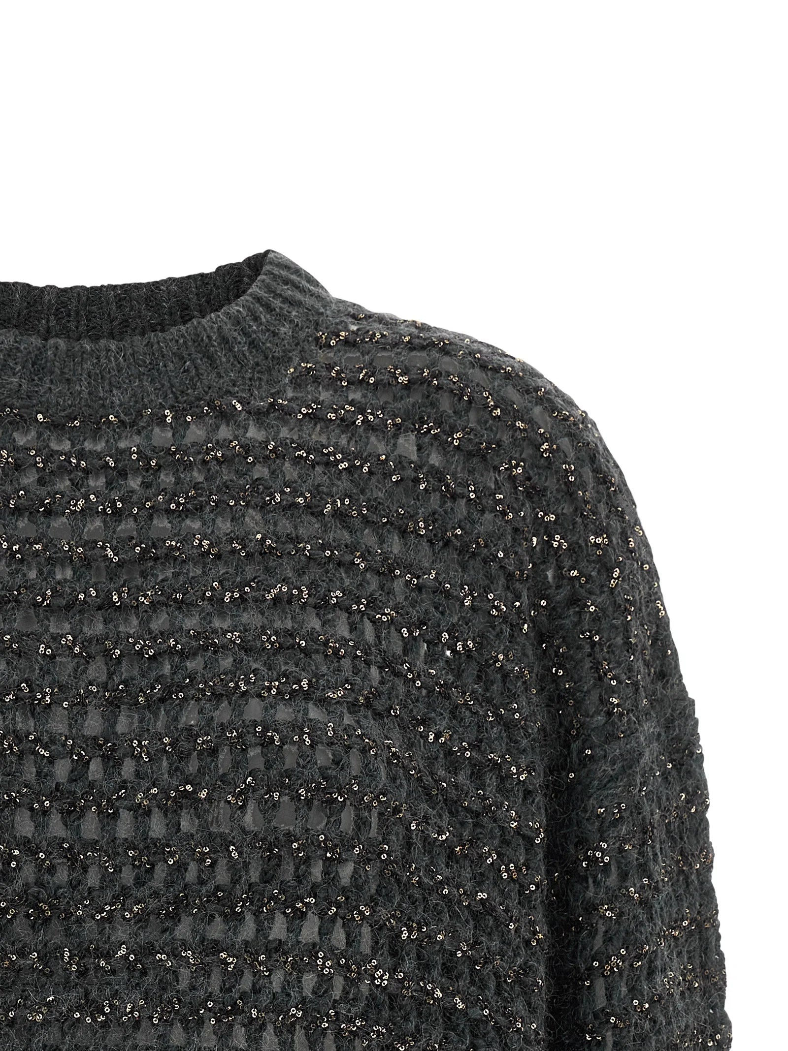 Brunello Cucinelli Gray Elastane Cardigan