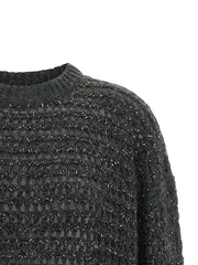 Brunello Cucinelli Gray Elastane Cardigan
