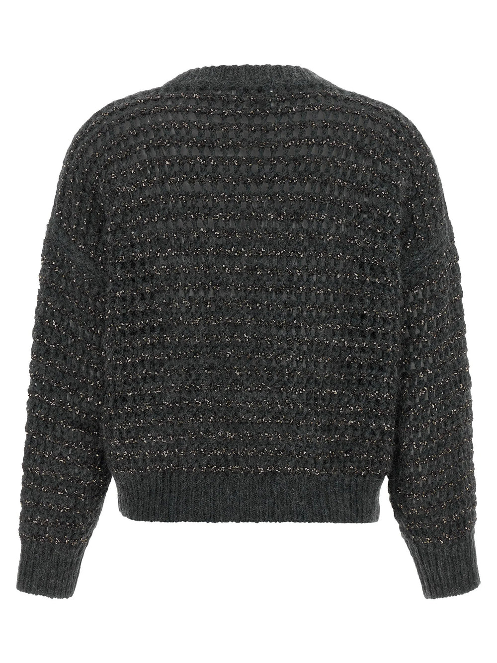 Brunello Cucinelli Gray Elastane Cardigan