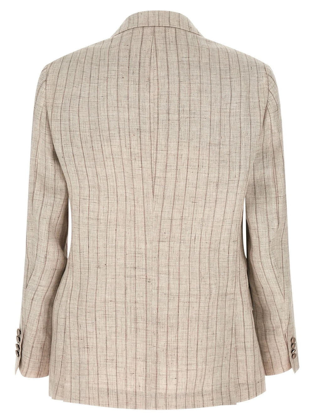 Brunello Cucinelli Gray Linen Blazer - IT50 | L