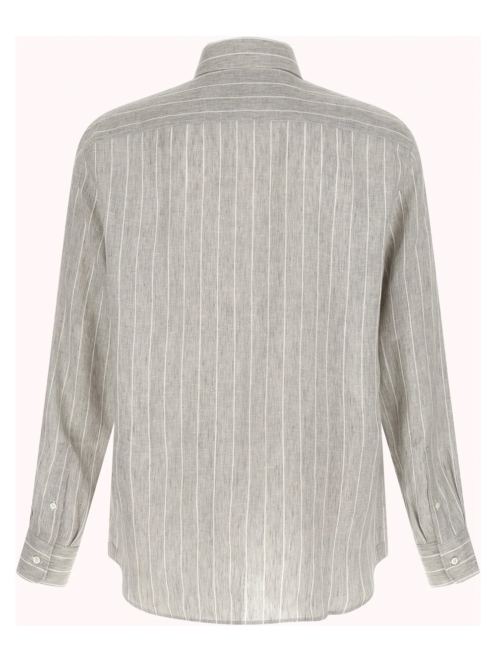 Brunello Cucinelli Gray Linen Blouse - S