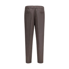 Brunello Cucinelli Gray Linen Casual Pants