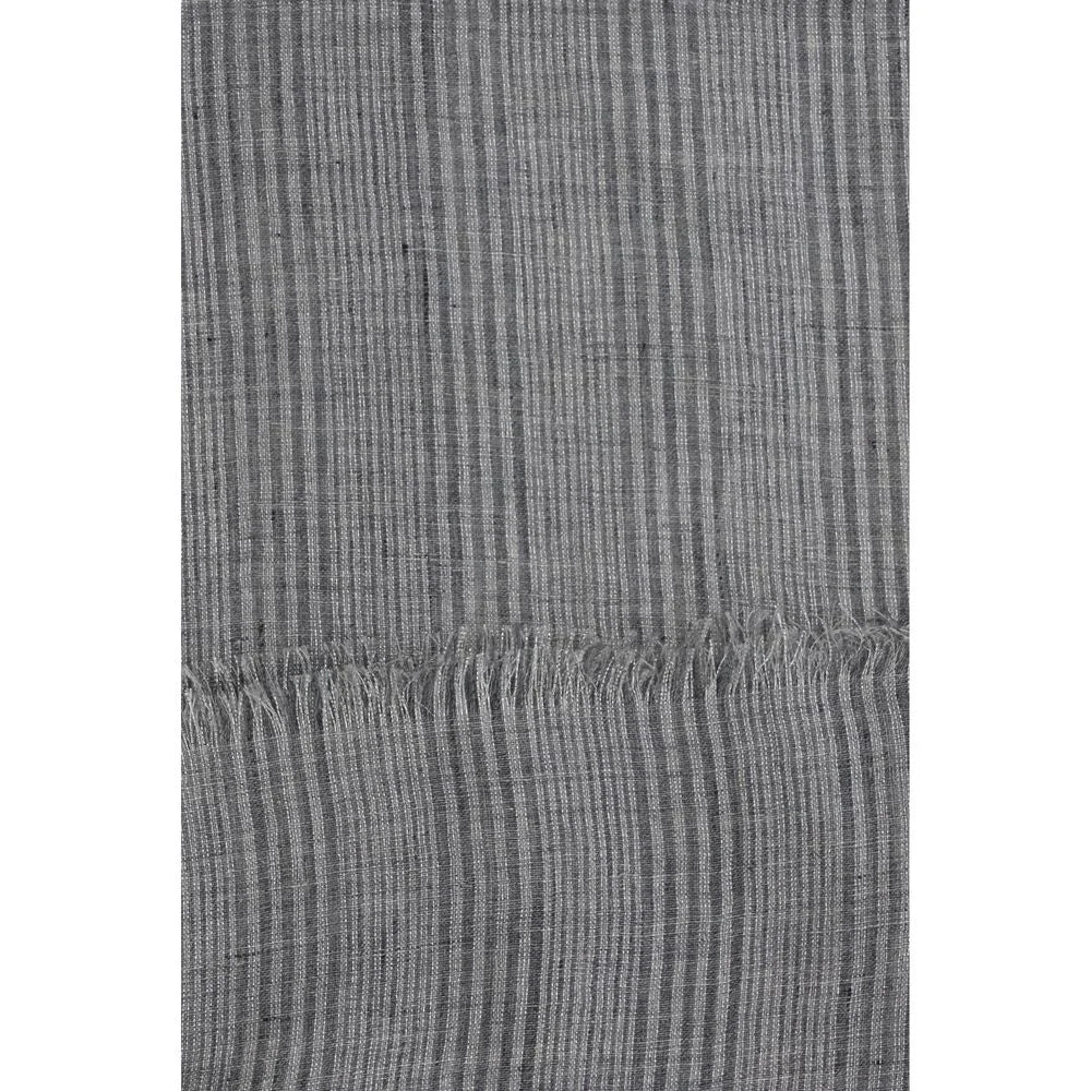 Brunello Cucinelli Gray Linen Scarf