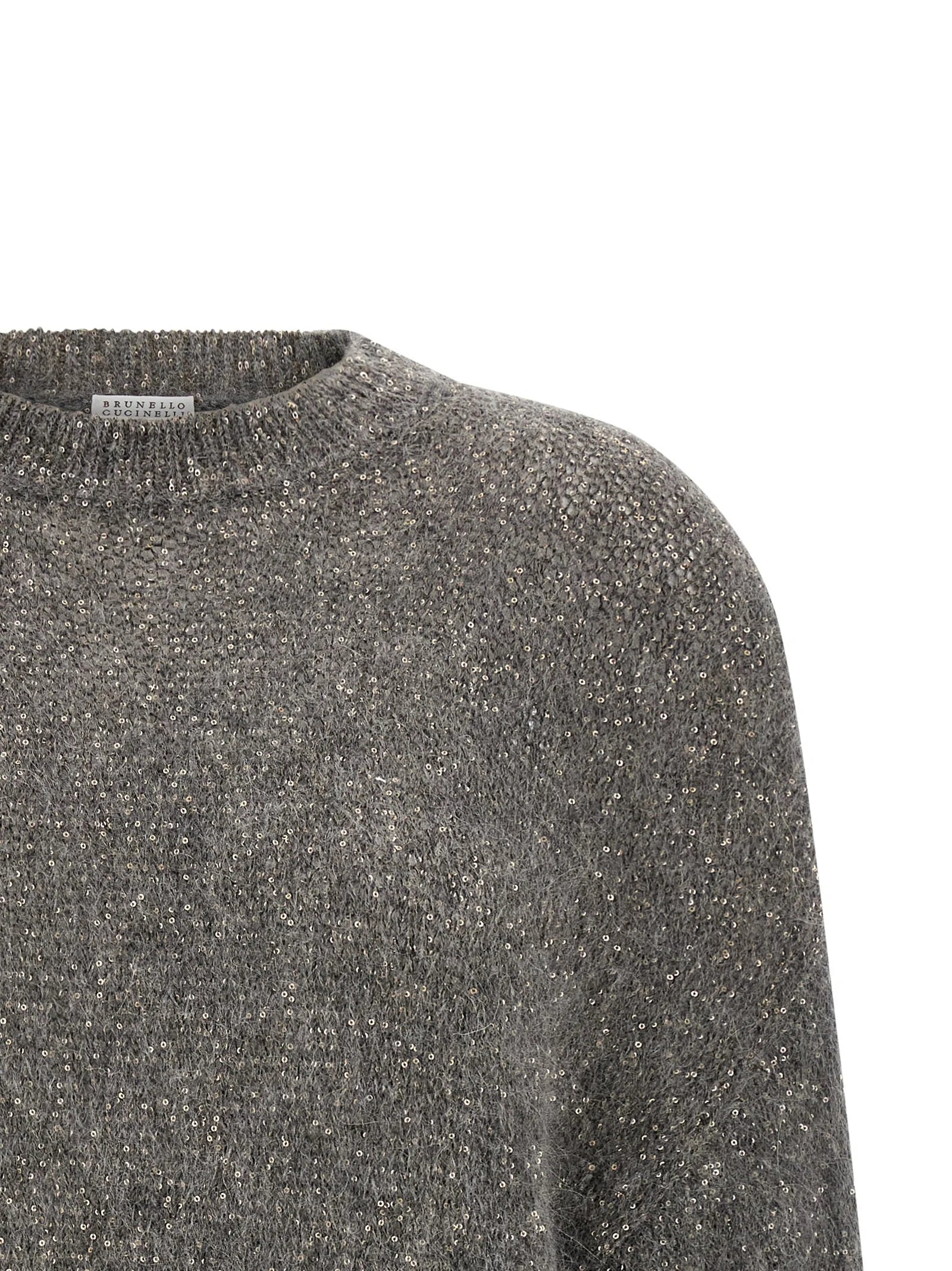 Brunello Cucinelli Gray Polyamide Cardigan