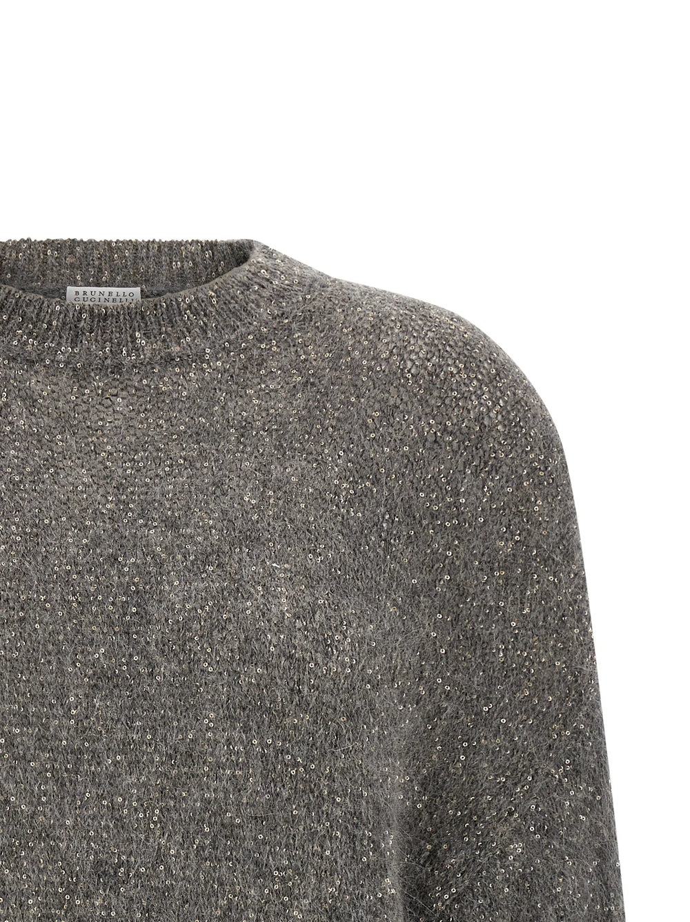 Brunello Cucinelli Gray Polyamide Cardigan