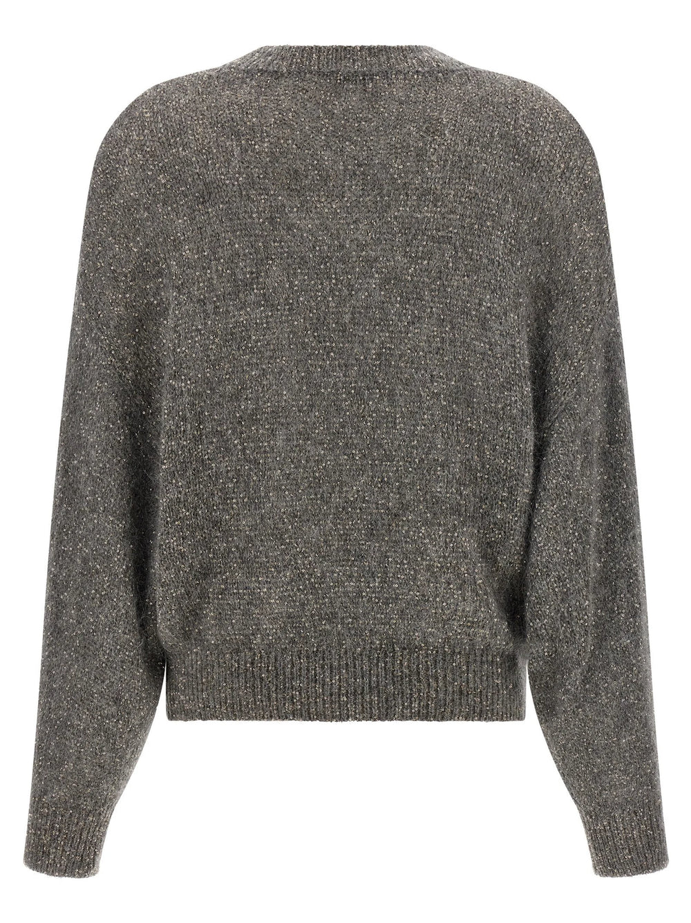 Brunello Cucinelli Gray Polyamide Cardigan