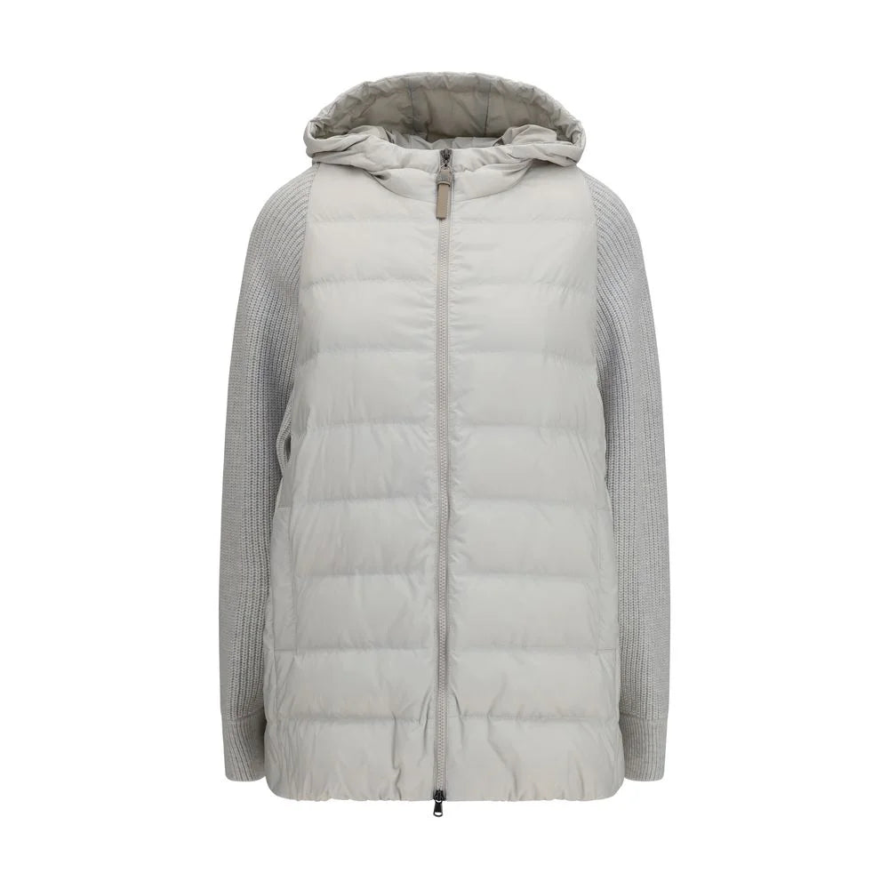 Brunello Cucinelli Gray Polyamide Jacket