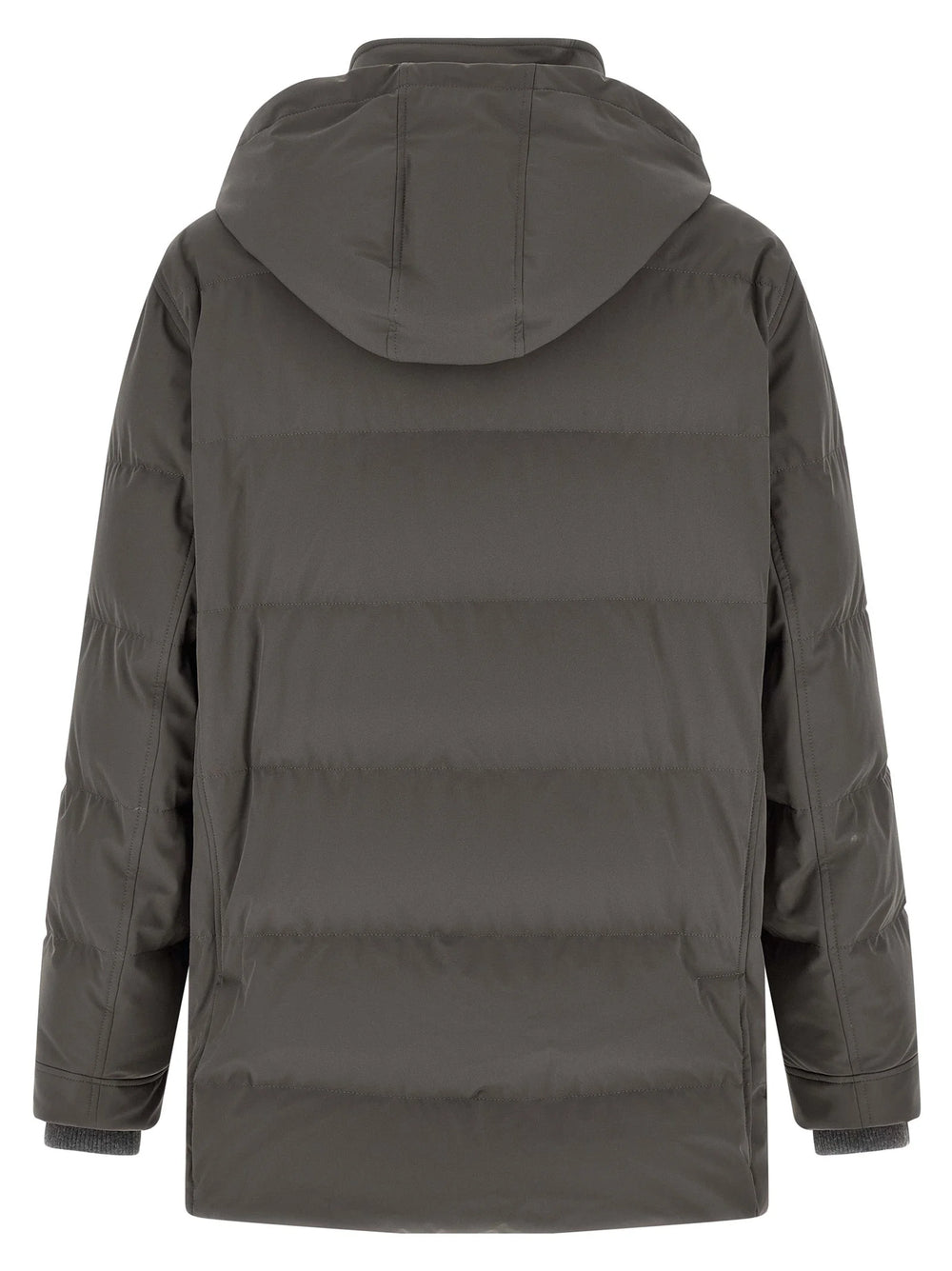 Brunello Cucinelli Gray Polyamide Parka