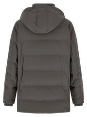 Brunello Cucinelli Gray Polyamide Parka