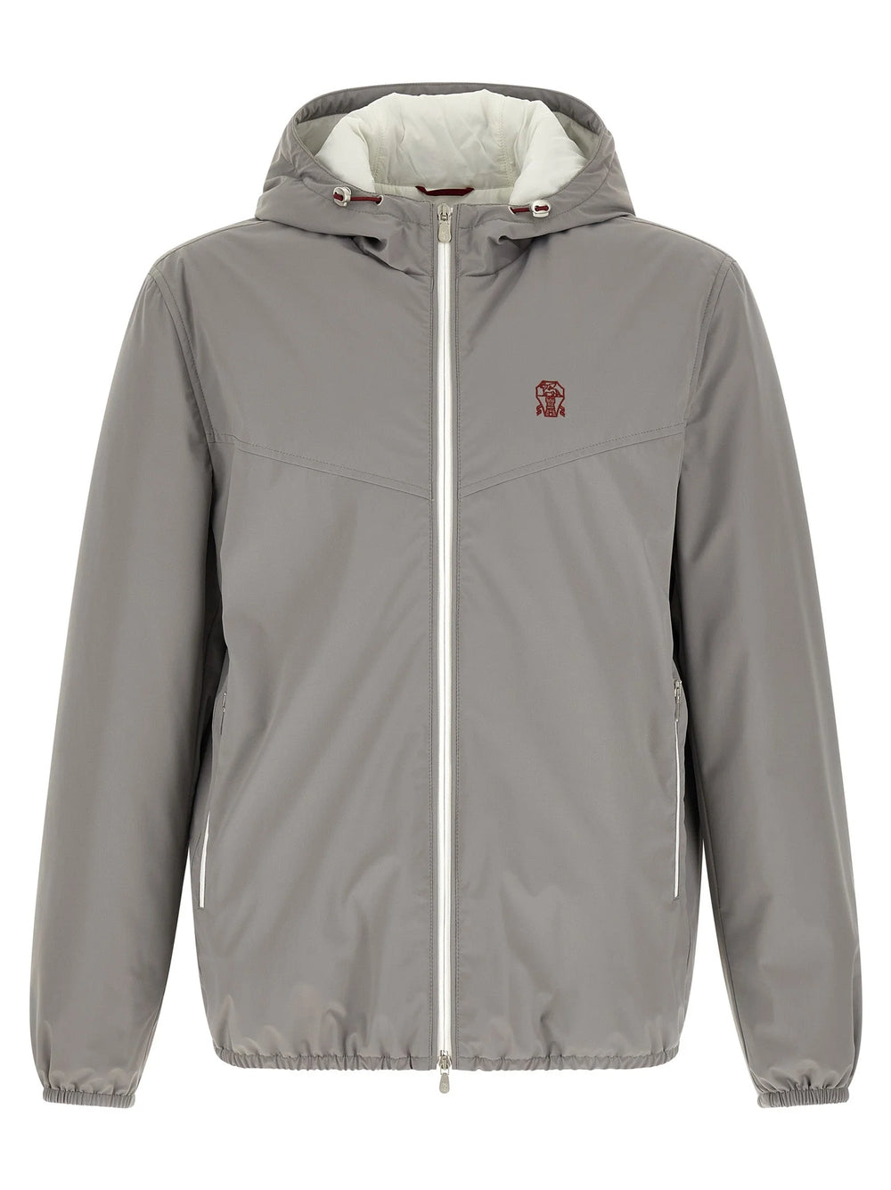 Brunello Cucinelli Gray Polyamide Shell Jacket