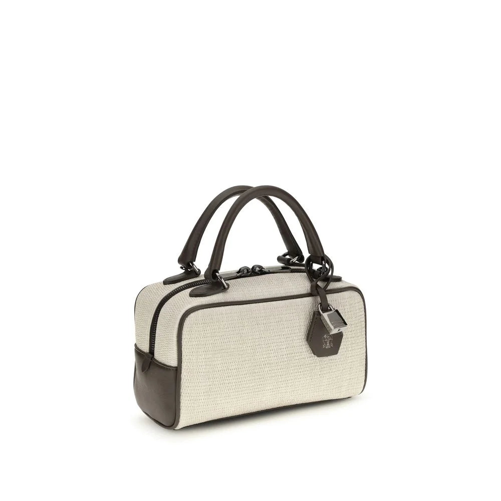 Brunello Cucinelli Gray Polyamide Shoulder Bag