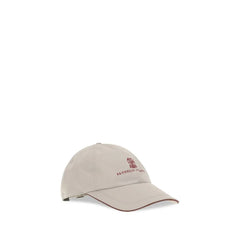 Brunello Cucinelli Gray Polyester Cap (Baseball Hat) - L