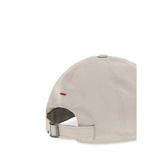 Brunello Cucinelli Gray Polyester Cap (Baseball Hat) - L