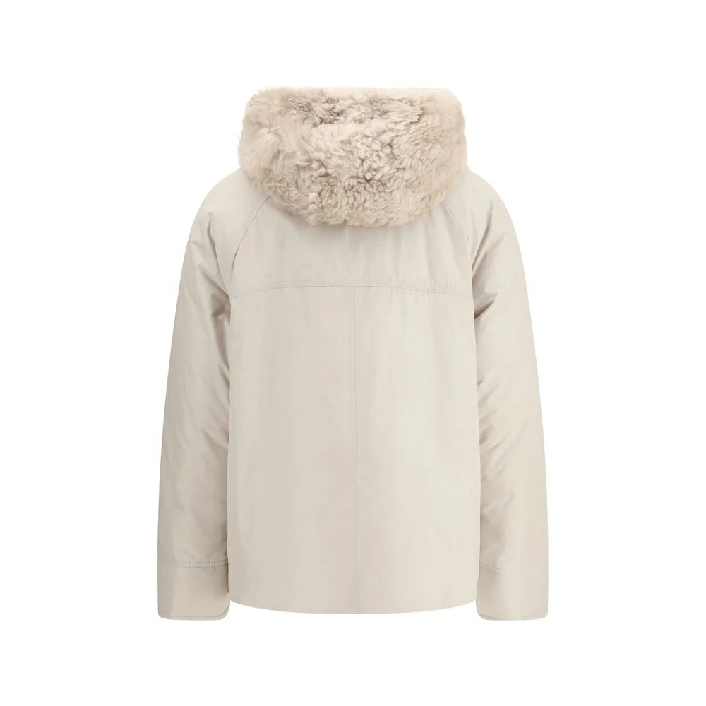 Brunello Cucinelli Gray Polyester Parka - IT40 | M