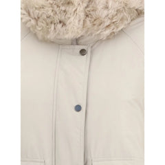 Brunello Cucinelli Gray Polyester Parka - IT40 | M