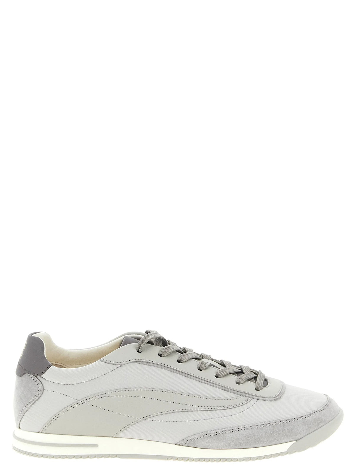 Brunello Cucinelli Gray Polyethylene Low Top Sneakers
