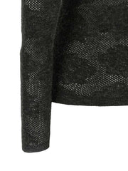 Brunello Cucinelli Gray Silk Cardigan