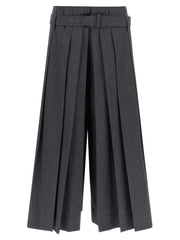 Brunello Cucinelli Gray Virgin Wool Bermuda Shorts