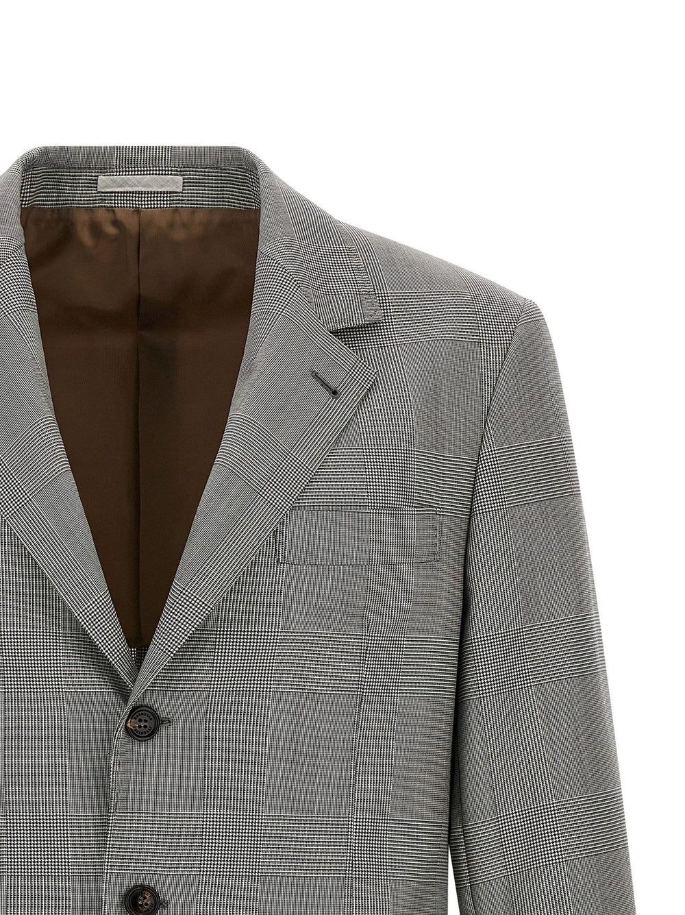 Brunello Cucinelli Gray Virgin Wool Blazer