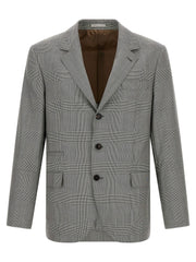 Brunello Cucinelli Gray Virgin Wool Blazer