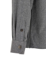 Brunello Cucinelli Gray Virgin Wool Blouse