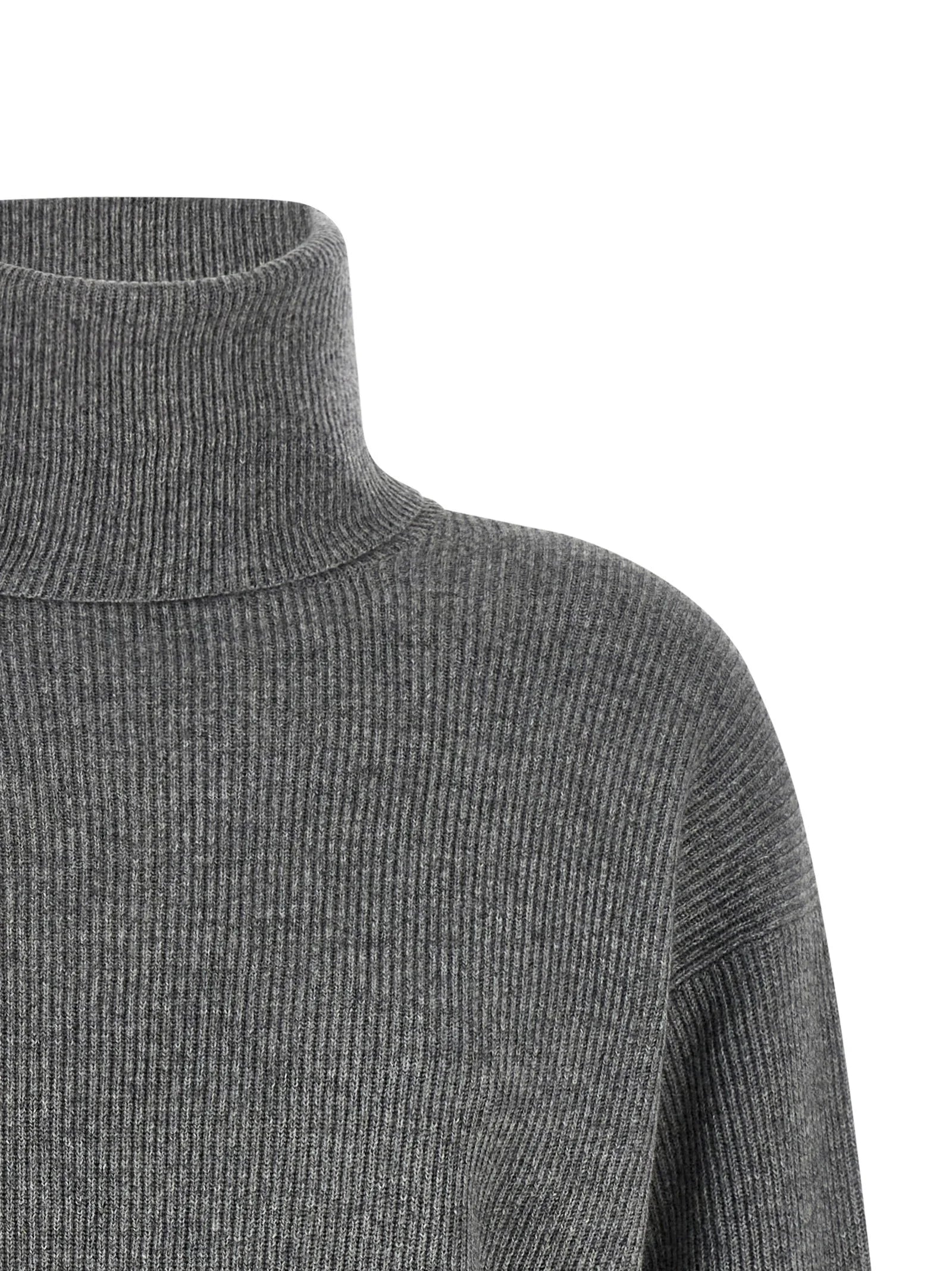 Brunello Cucinelli Gray Virgin Wool Cardigan
