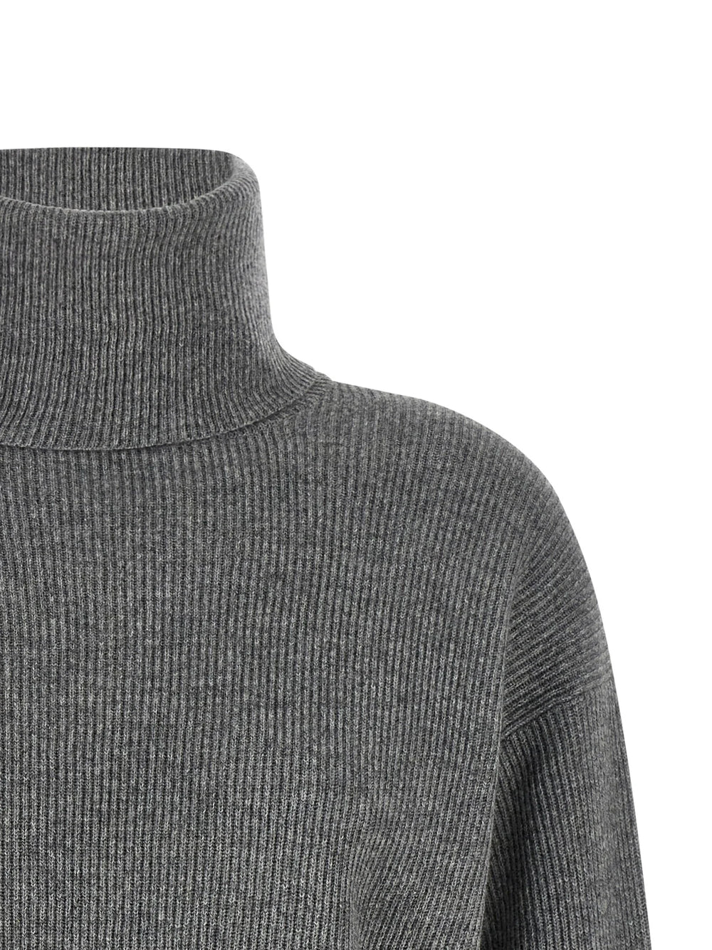 Brunello Cucinelli Gray Virgin Wool Cardigan