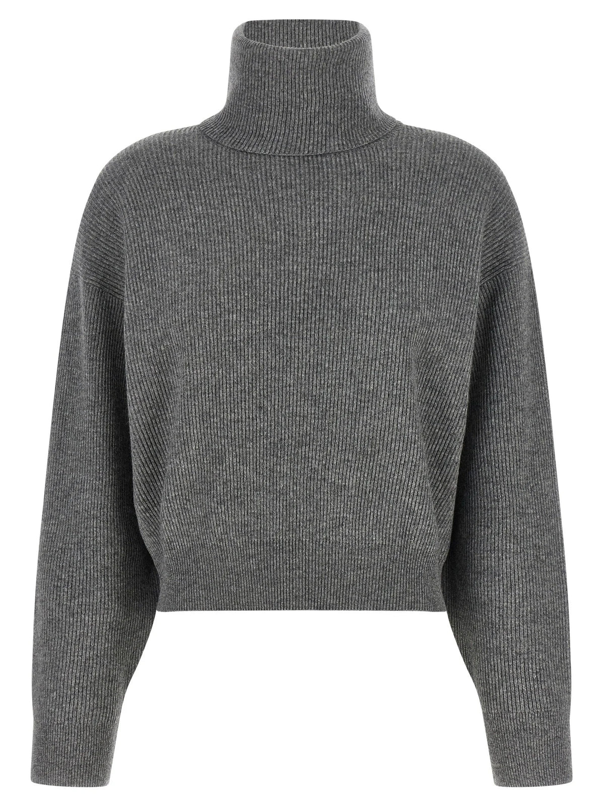 Brunello Cucinelli Gray Virgin Wool Cardigan