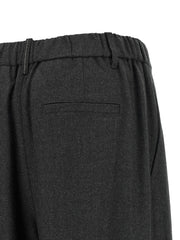 Brunello Cucinelli Gray Virgin Wool Casual Pants