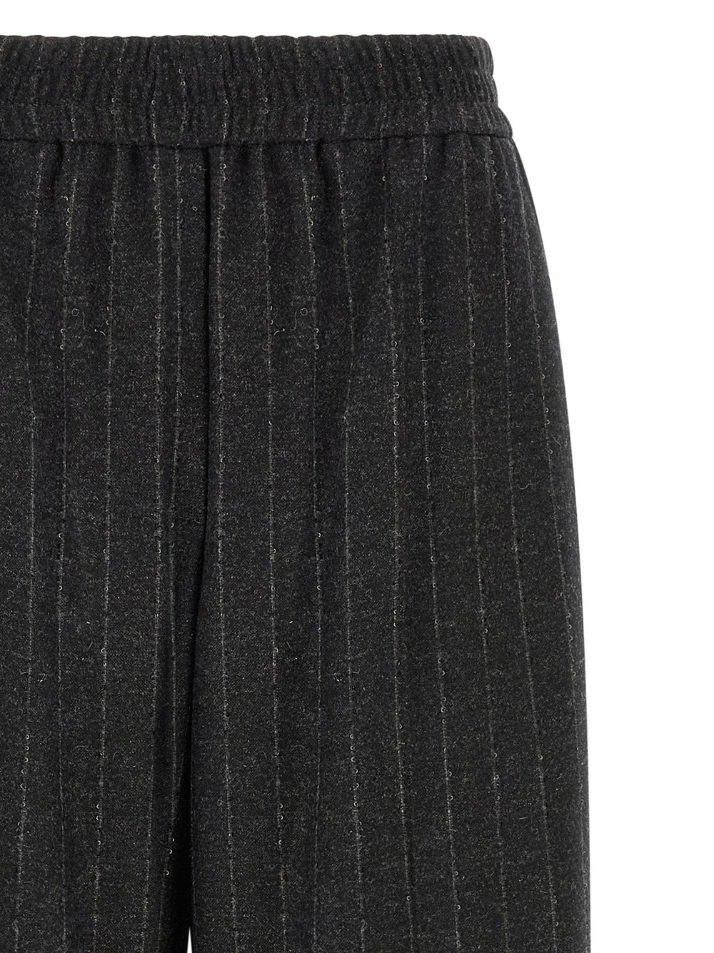 Brunello Cucinelli Gray Virgin Wool Casual Pants