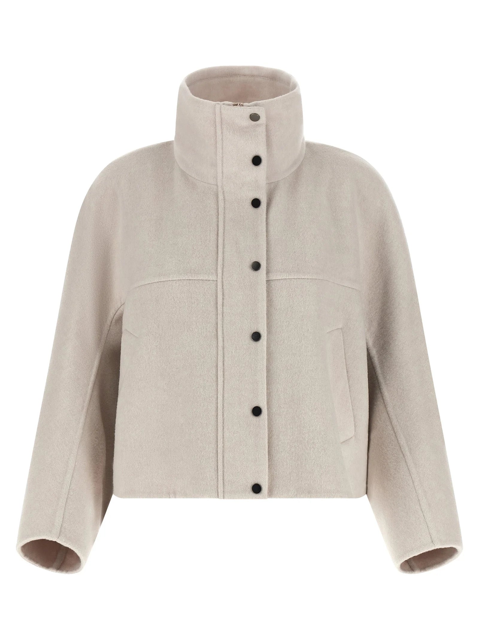 Brunello Cucinelli Gray Virgin Wool Coat
