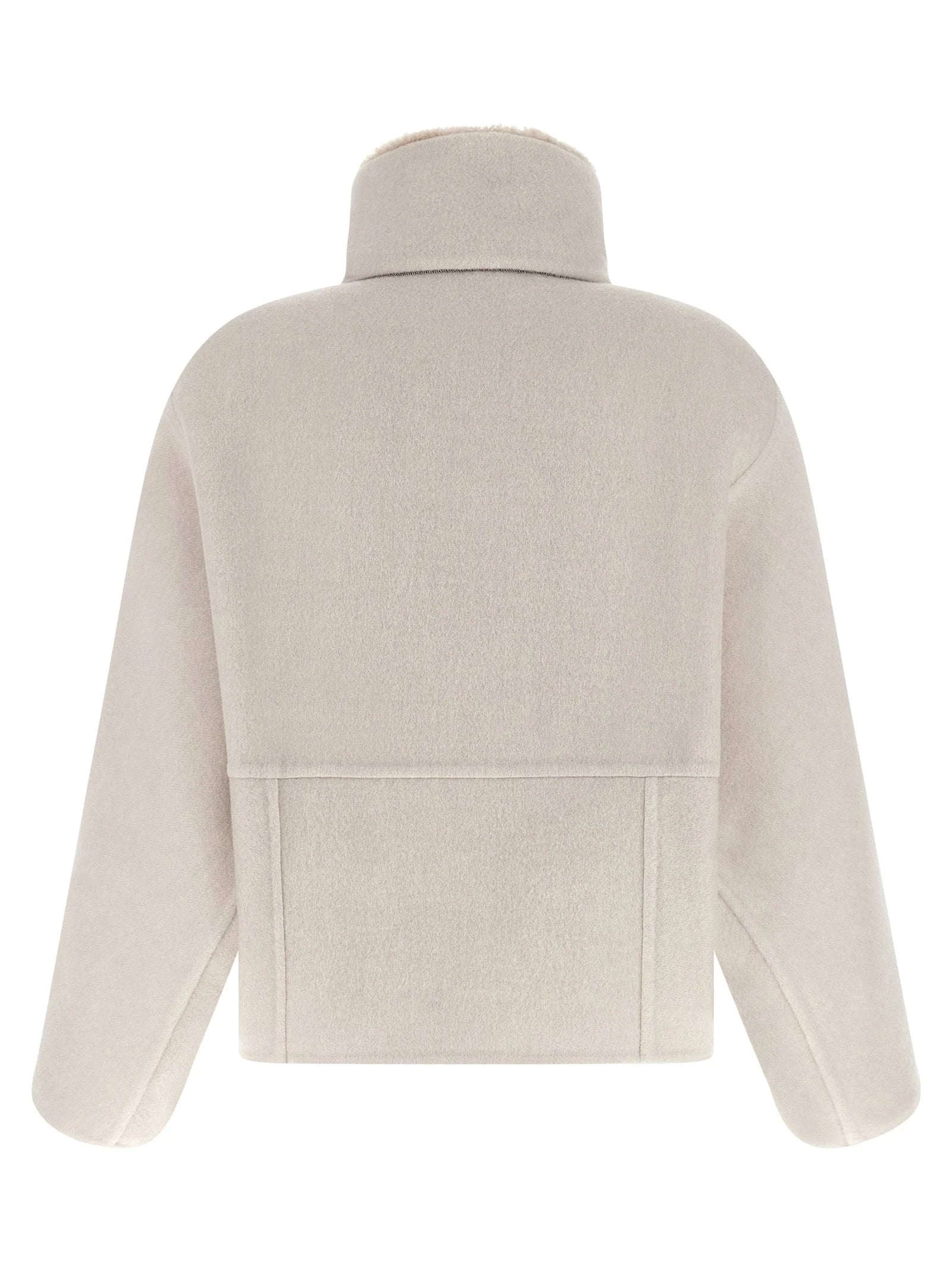 Brunello Cucinelli Gray Virgin Wool Coat