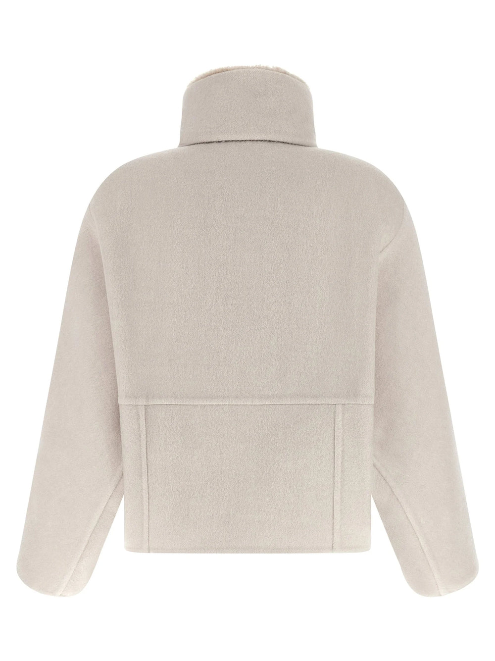 Brunello Cucinelli Gray Virgin Wool Coat