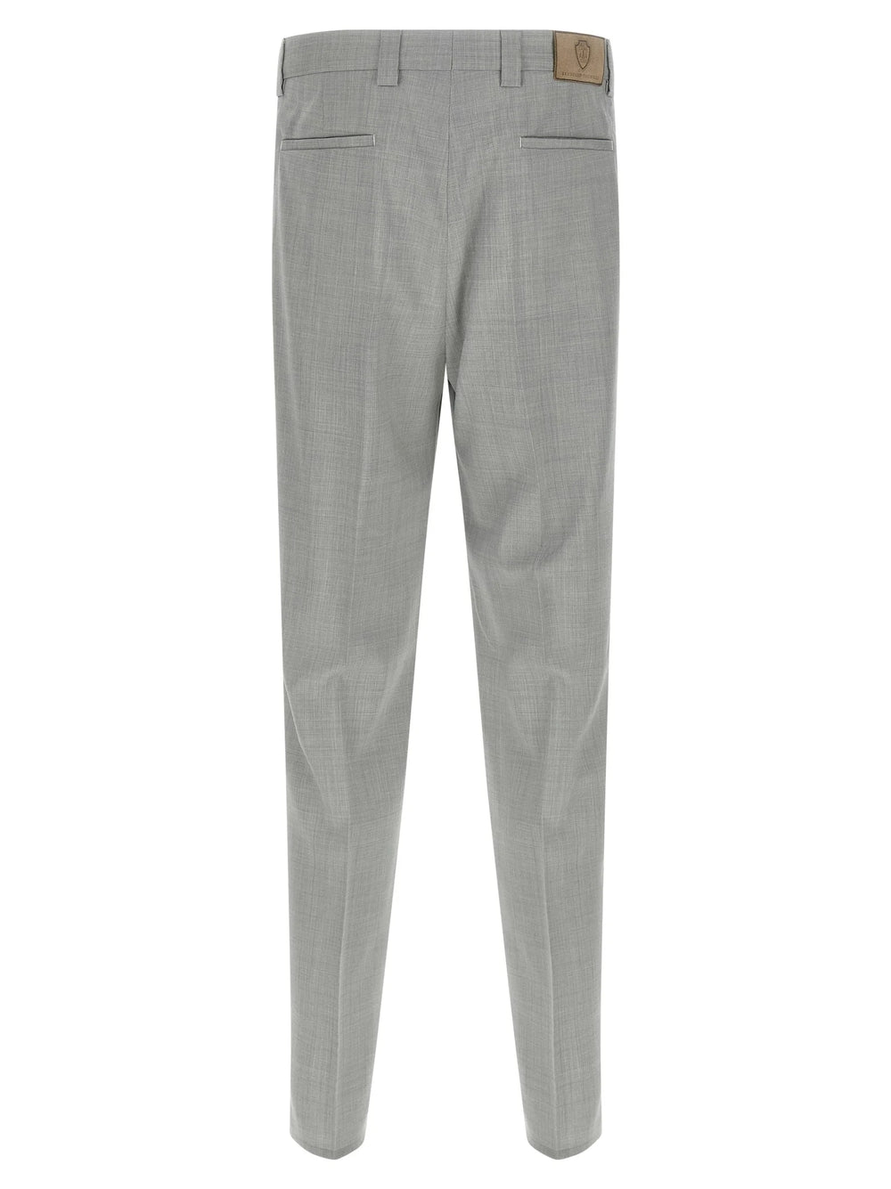 Brunello Cucinelli Gray Virgin Wool Dress Pants