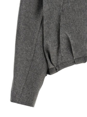 Brunello Cucinelli Gray Virgin Wool Full-Length Jacket