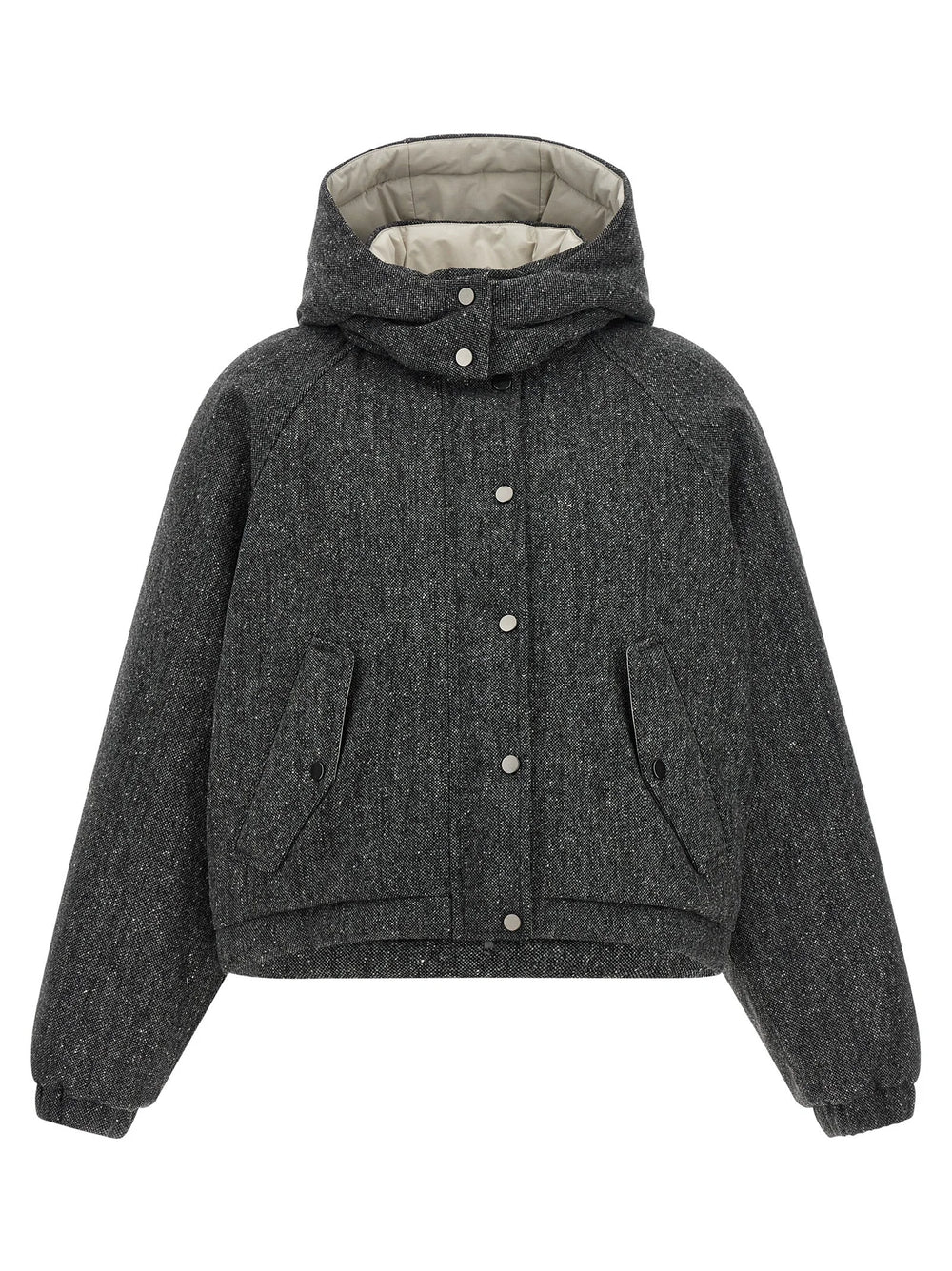 Brunello Cucinelli Gray Virgin Wool Jacket