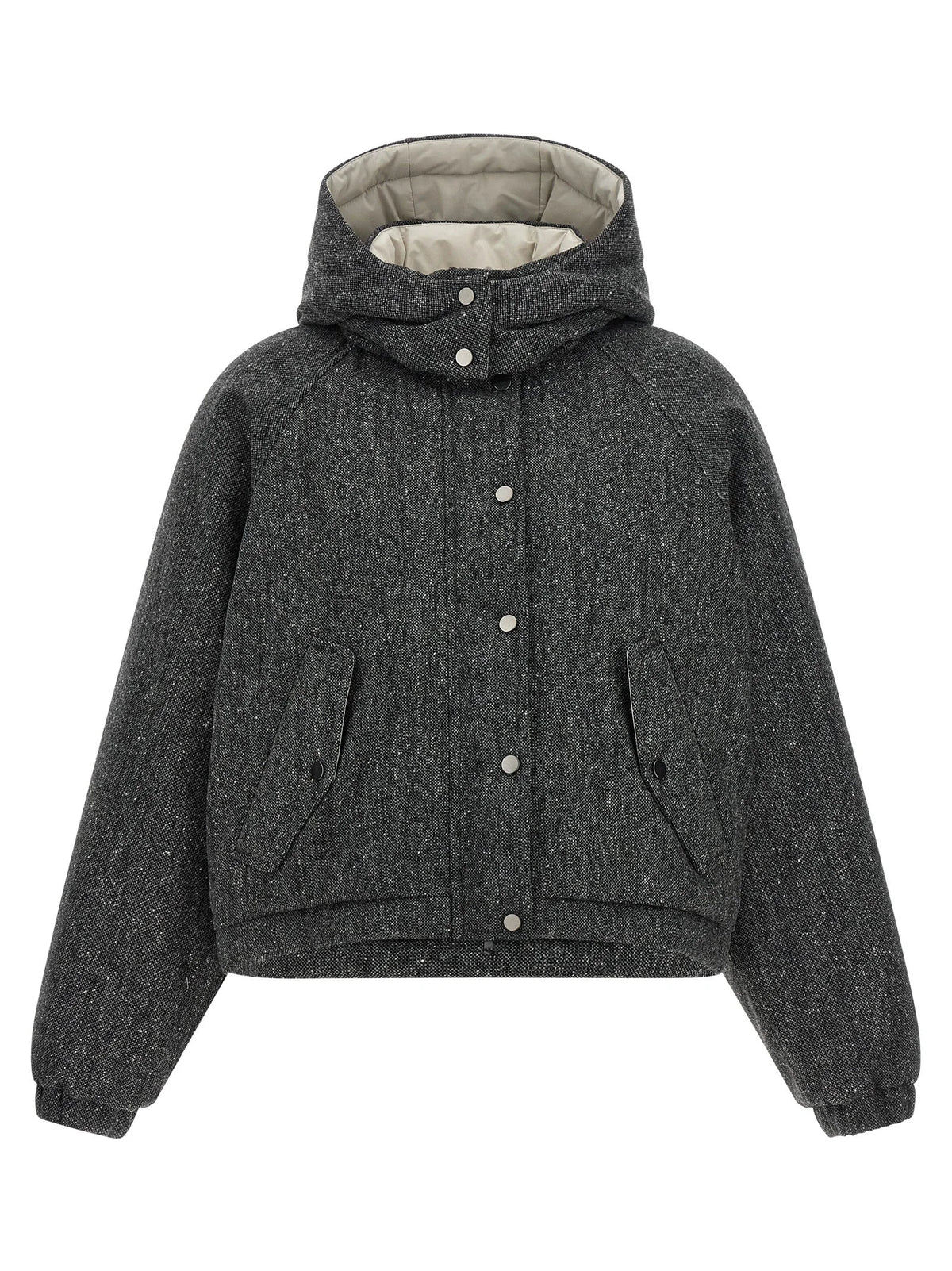 Brunello Cucinelli Gray Virgin Wool Jacket