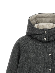 Brunello Cucinelli Gray Virgin Wool Jacket