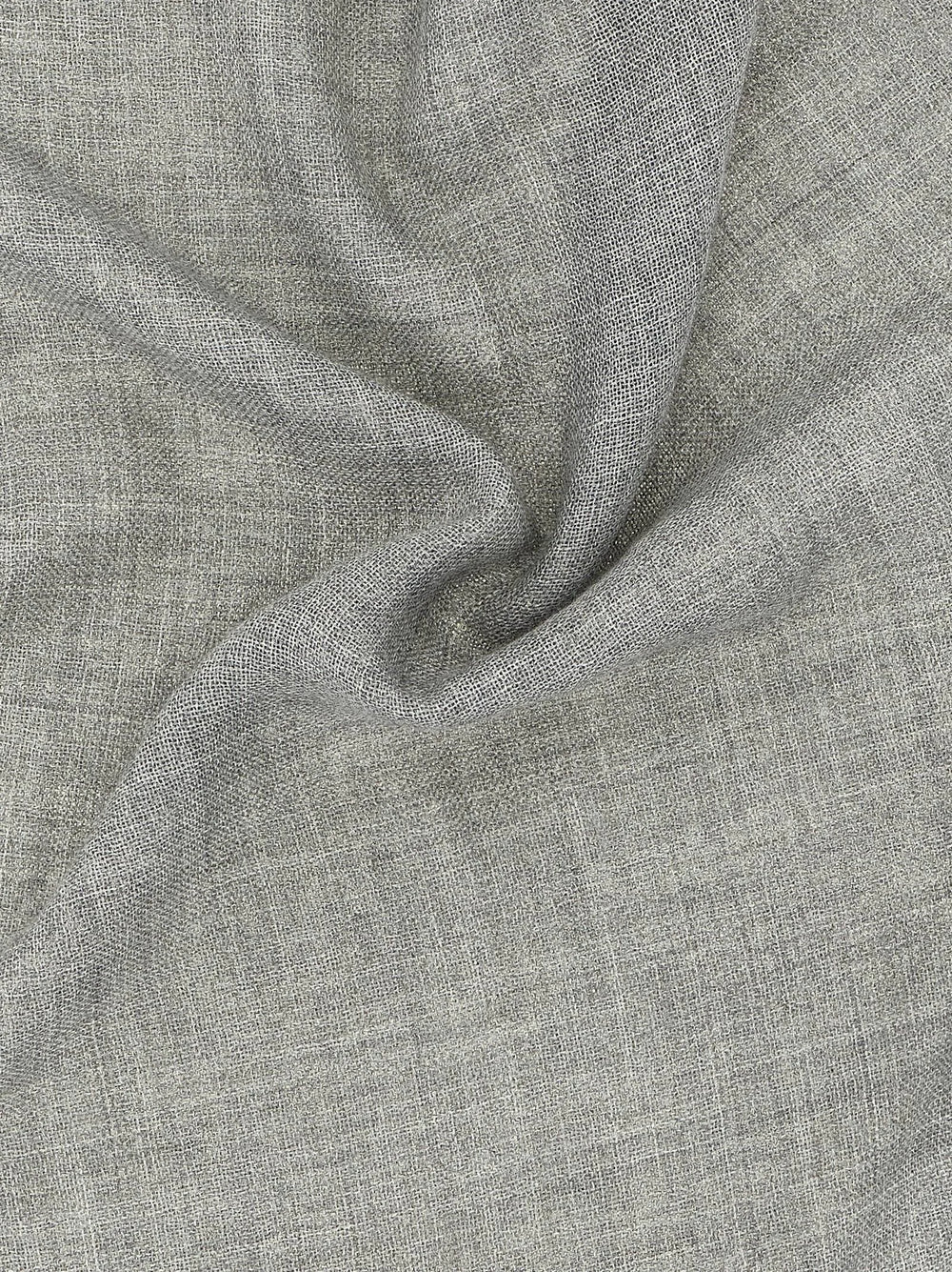 Brunello Cucinelli Gray Virgin Wool Scarf