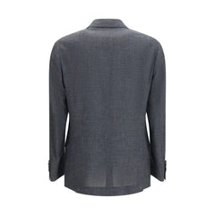 Brunello Cucinelli Gray Wool Oves Aries Blazer