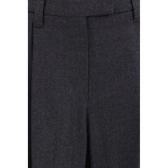 Brunello Cucinelli Gray Wool Oves Aries Dress Pants