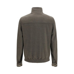 Brunello Cucinelli Gray Wool Oves Aries Full-Length Jacket - IT46 | S