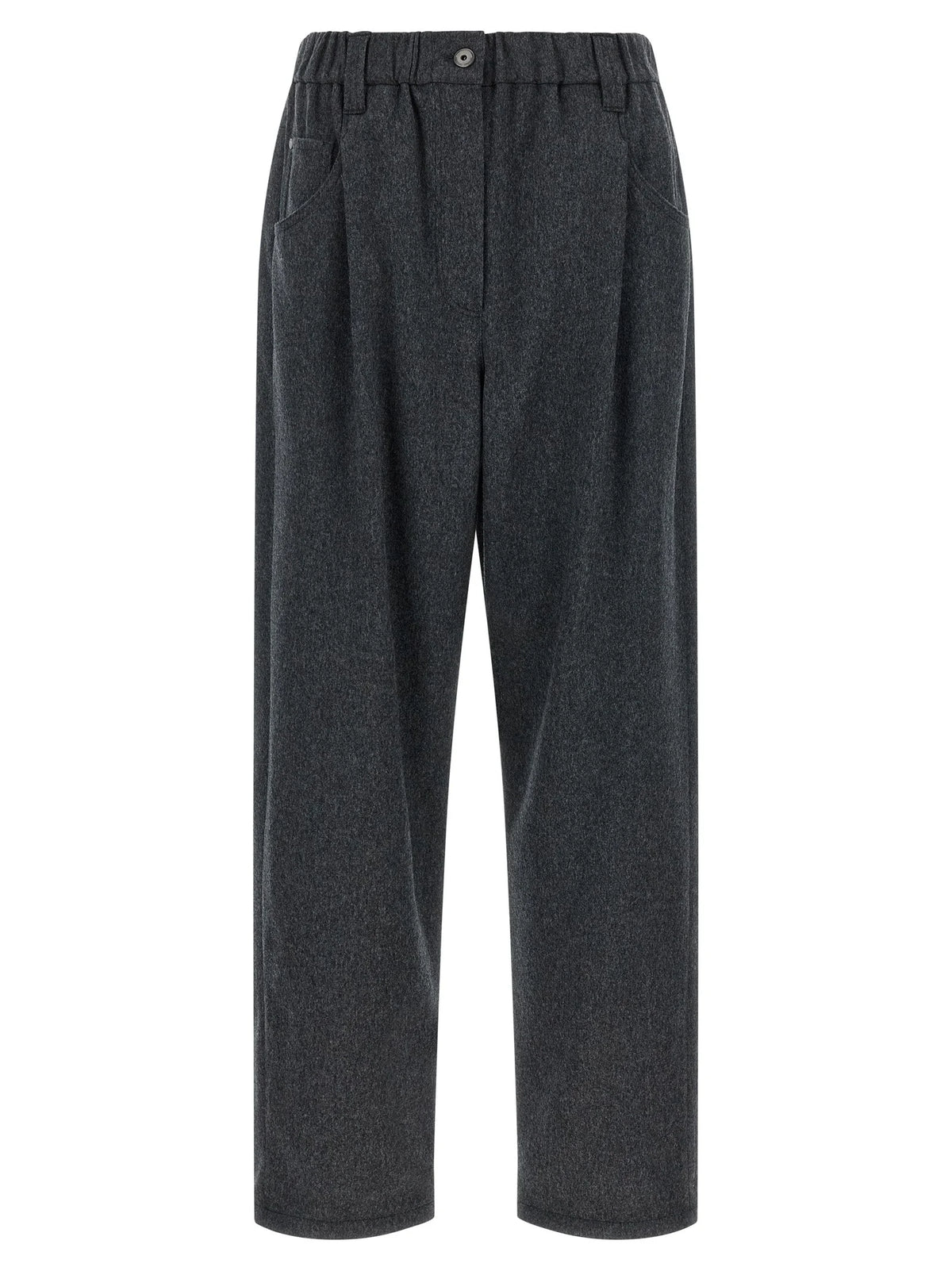 Brunello Cucinelli Gray Wool Pants