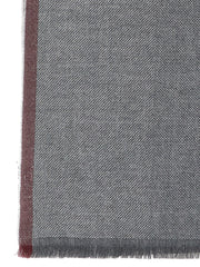 Brunello Cucinelli Gray Wool Scarf
