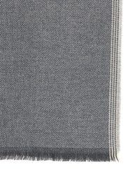 Brunello Cucinelli Gray Wool Scarf