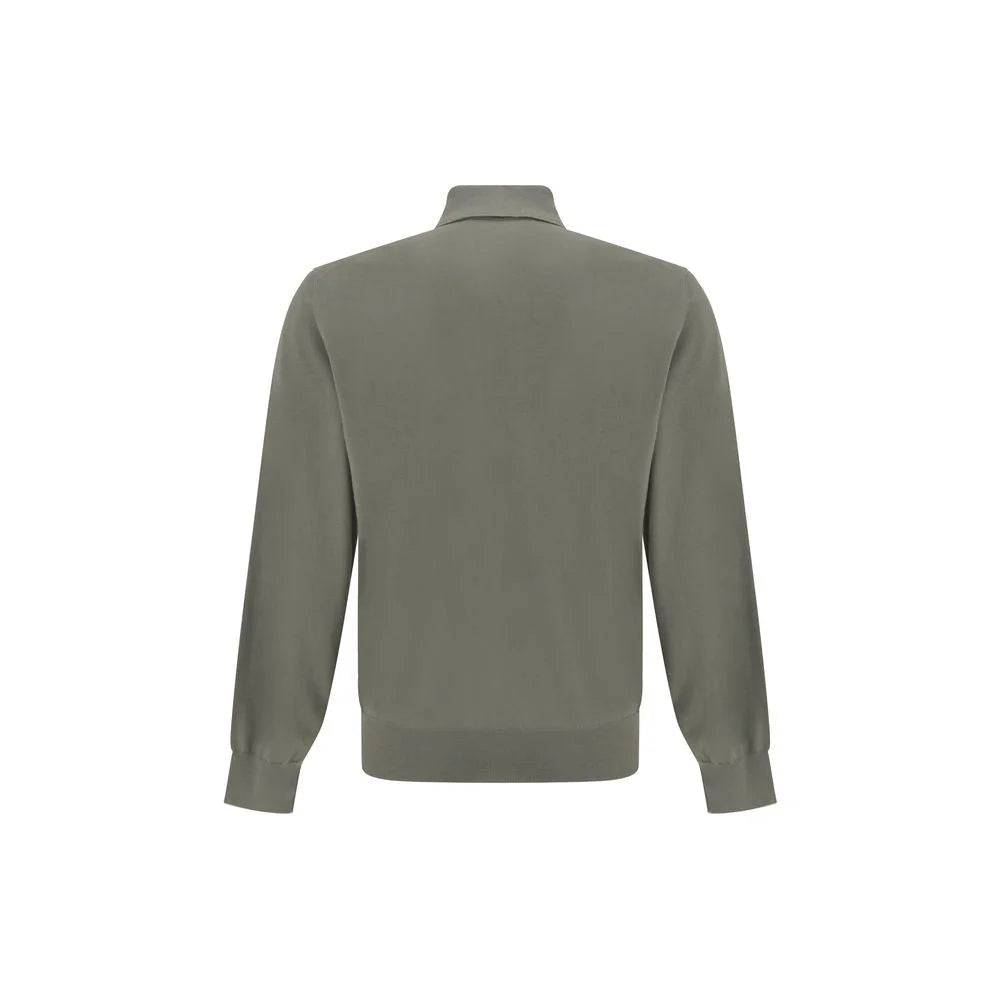 Brunello Cucinelli Green Cotton Shortsleeve Shirt