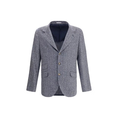 Brunello Cucinelli Herringbone Blazer - IT50 | L
