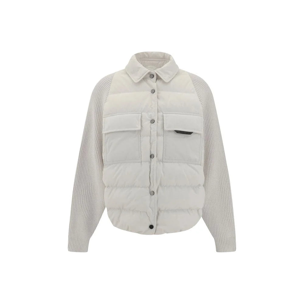 Brunello Cucinelli Jacket with iconic jewelry details - IT44 | L - Puffer Jackets